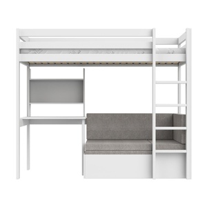 Cama alta 90x200cm Estudio-Relax ELEMENTS Lifetime blanco