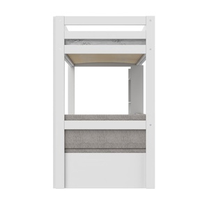 Cama alta 90x200cm Estudio-Relax ELEMENTS Lifetime blanco