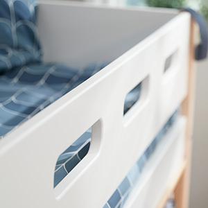 Cama alta 90x200cm NOR Flexa roble-blanco