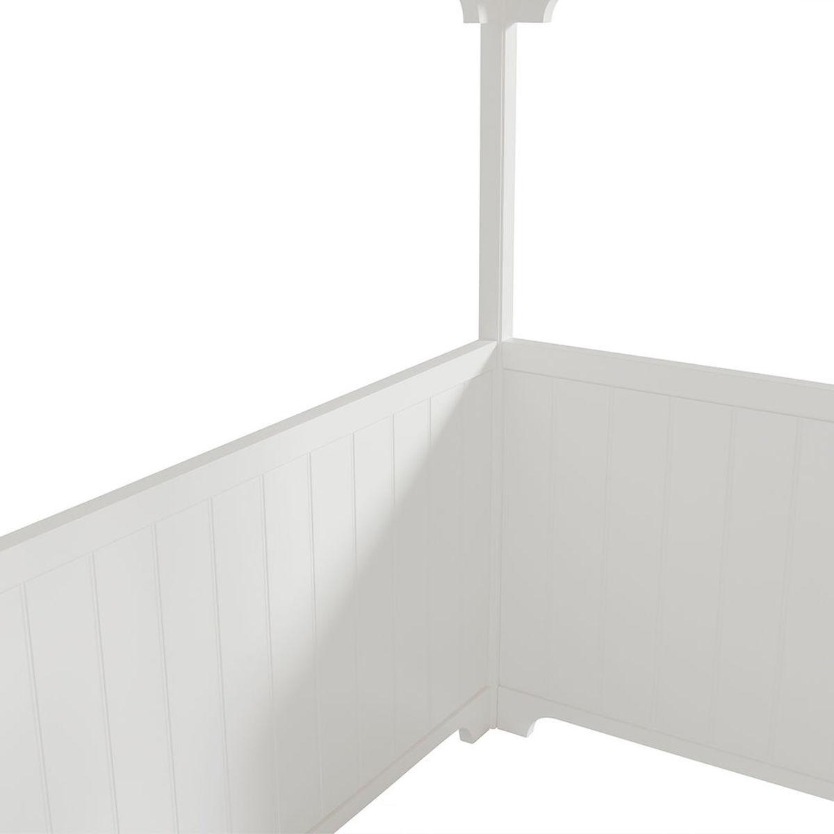 Cama alta 90x200cm SEASIDE CLASSIC Oliver Furniture blanco
