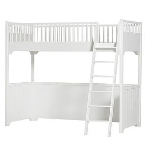 Cama alta 90x200cm SEASIDE CLASSIC Oliver Furniture blanco