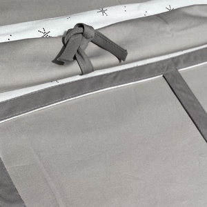 Cama alta-techo casa KASVA textil Viena gris