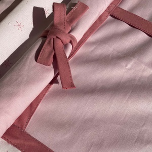 Cama alta-techo casa KASVA textil Viena rosa