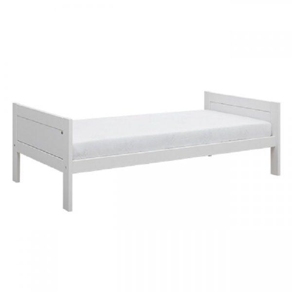Cama base 90x200cm somier Deluxe Lifetime blanco