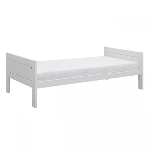 Cama base 90x200cm somier Deluxe Lifetime blanco