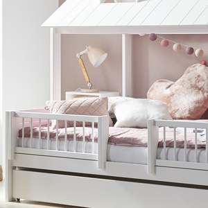 Cama cabaña 140x200cm + somier Deluxe BEACH HOUSE Lifetime blanco