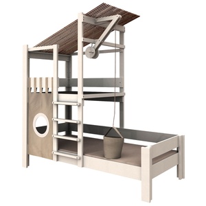 Cama cabaña Bruno 90x200cm DESTYLE de Breuyn tintada en blanco