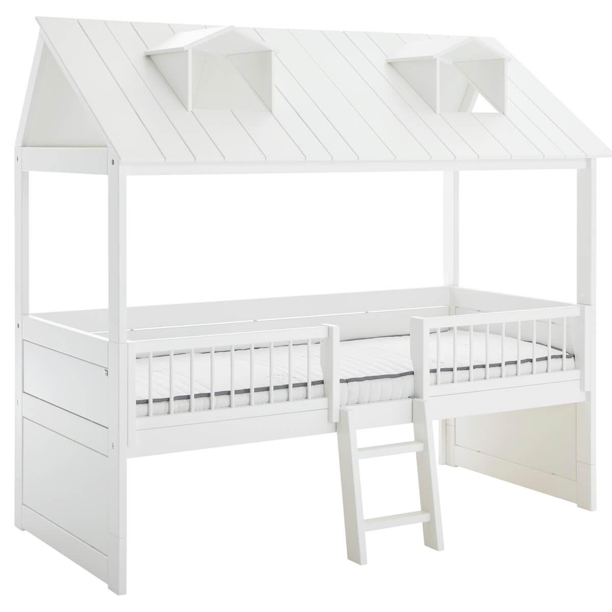 Cama cabaña-cabina 90x200cm BEACH HOUSE Lifetime blanco