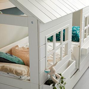 Cama cabaña LAKE HOUSE 2 Lifetime blanco