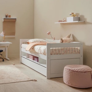 Cama cabina 90x200cm almacenaje-cajón BREEZE Lifetime blanco