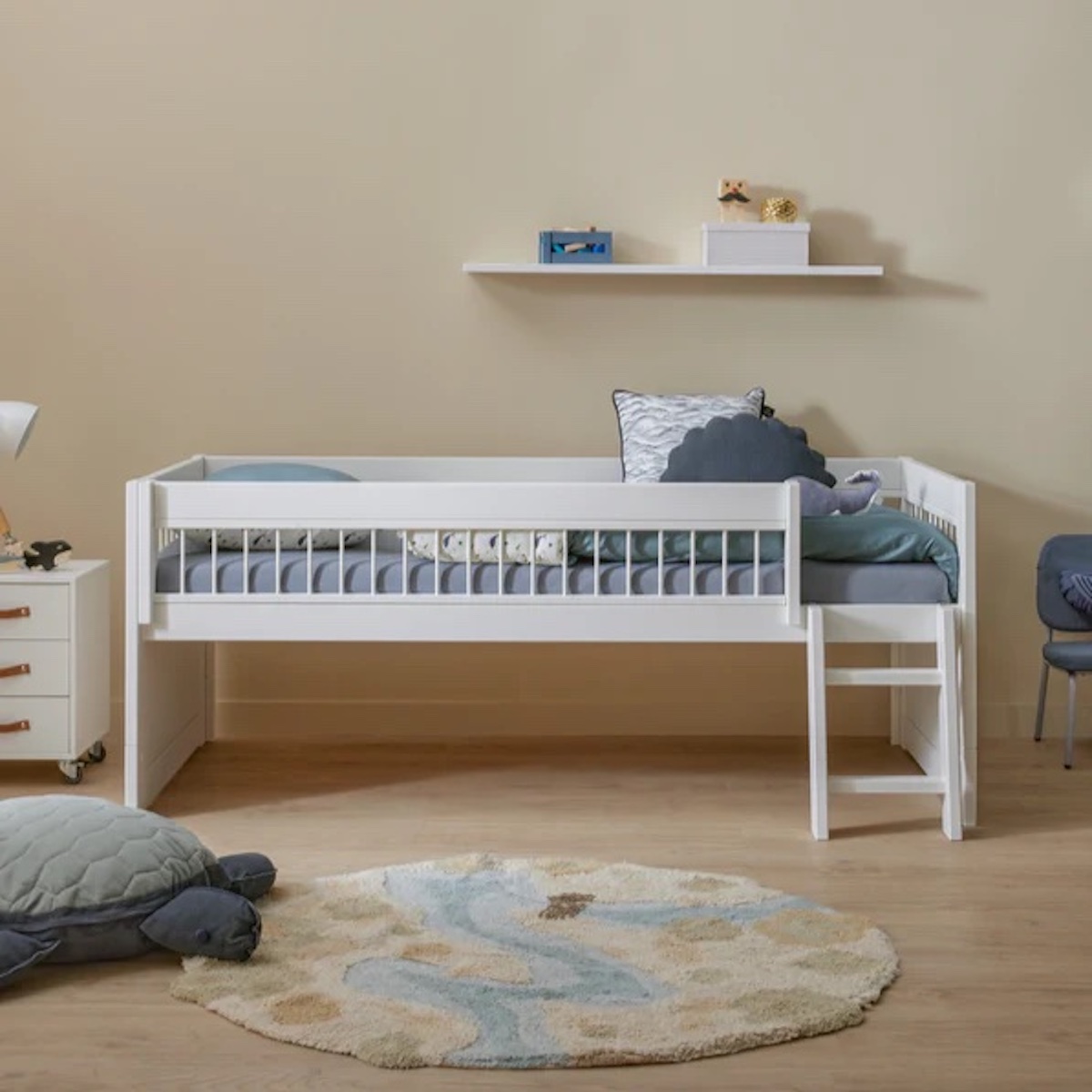 Cama cabina 90x200cm BREEZE Lifetime blanco