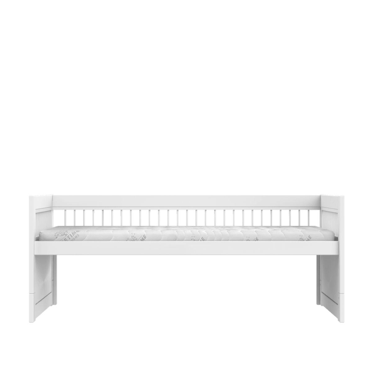 Cama cabina 90x200cm BREEZE Somier Deluxe Lifetime blanco
