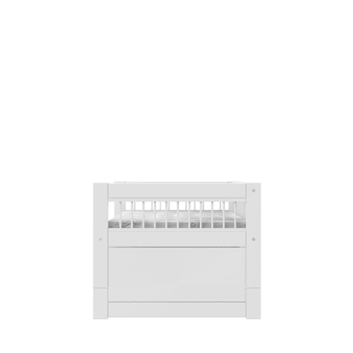 Cama cabina 90x200cm BREEZE Somier Deluxe Lifetime blanco