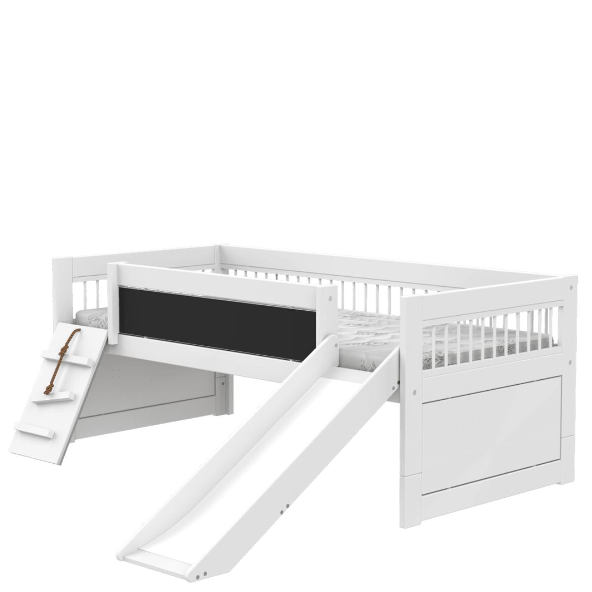 Cama cabina 90x200cm Climb & Slide BREEZE Somier Deluxe Lifetime blanco