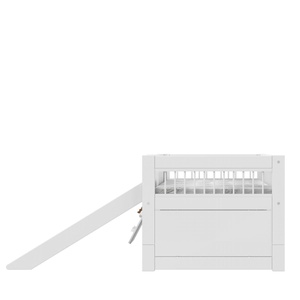 Cama cabina 90x200cm Climb & Slide BREEZE Somier Deluxe Lifetime blanco