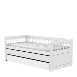 Cama cabina 90x200cm nido-cajón BREEZE Somier Deluxe Lifetime blanco