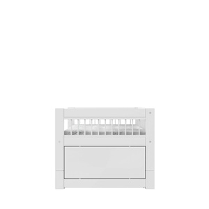 Cama cabina 90x200cm nido-cajón BREEZE Somier Deluxe Lifetime blanco