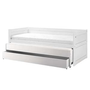 Cama cabina 90x200cm nido-cajón somier Deluxe Lifetime blanco