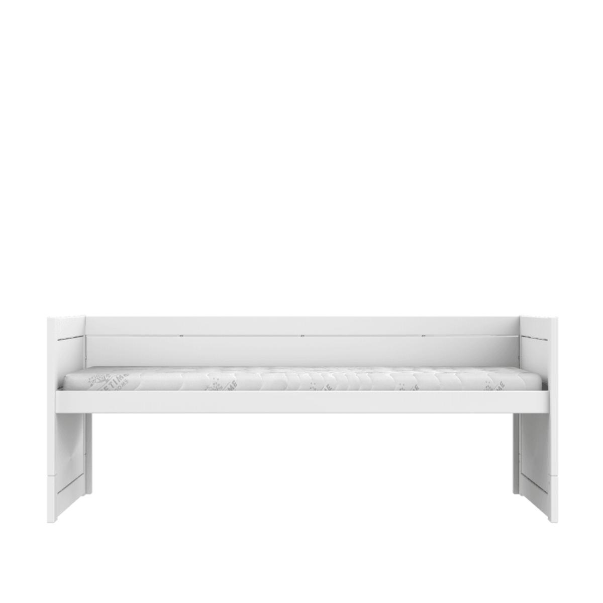 Cama cabina 90x200cm somier DELUXE Lifetime blanco