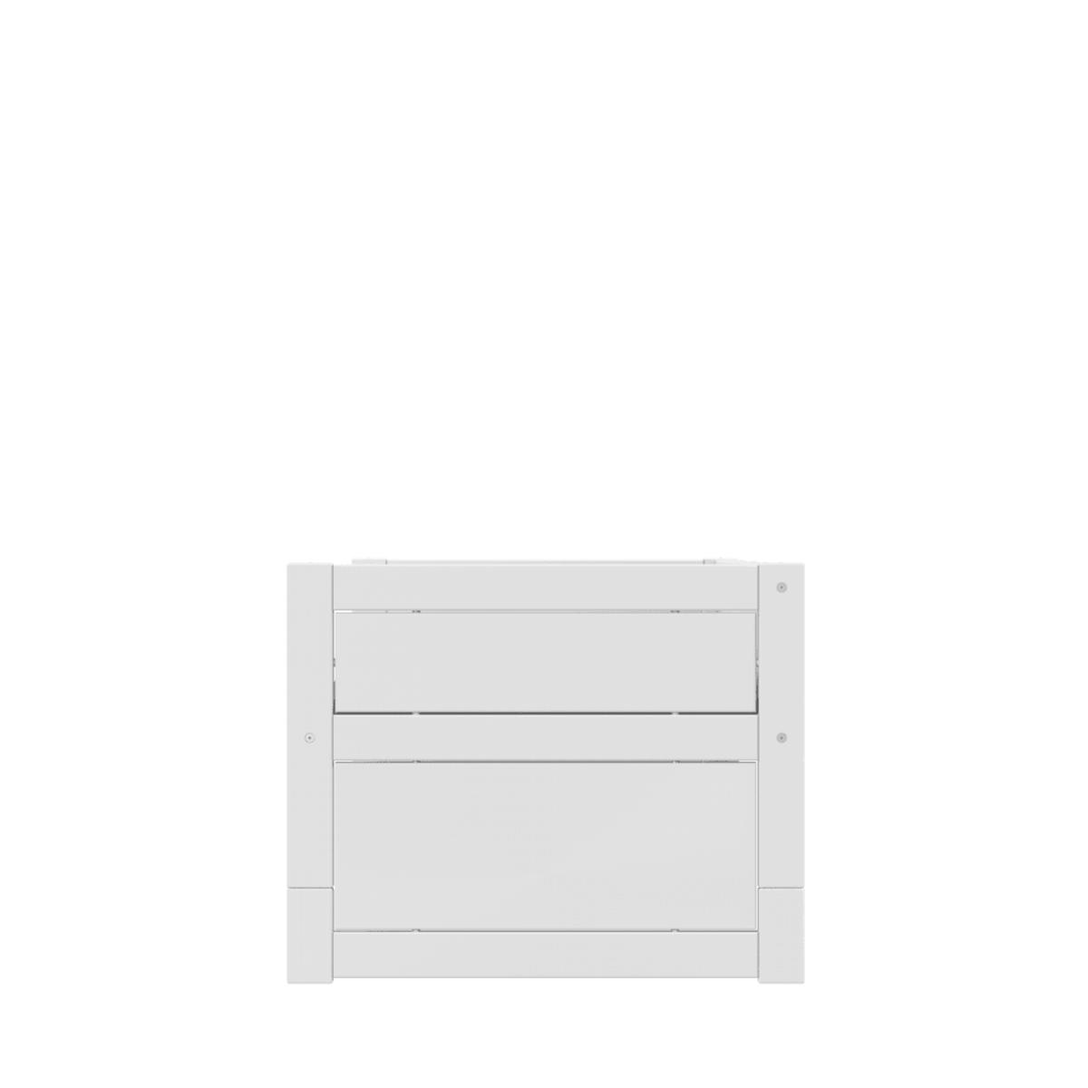 Cama cabina 90x200cm somier DELUXE Lifetime blanco