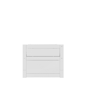 Cama cabina 90x200cm somier DELUXE Lifetime blanco