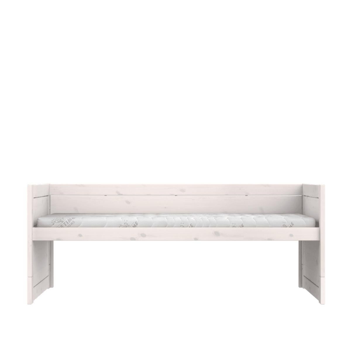 Cama cabina 90x200cm somier DELUXE Lifetime blanqueado