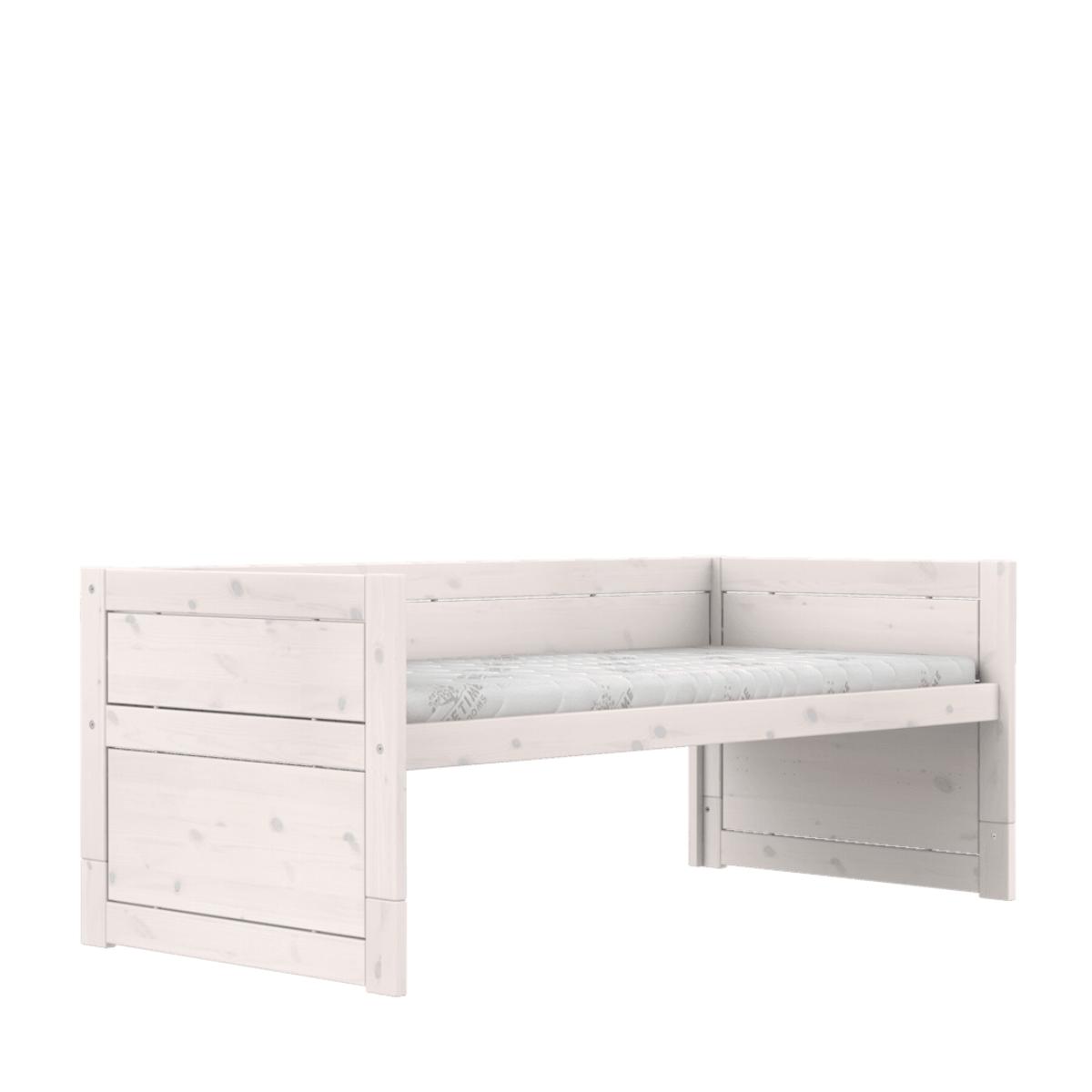 Cama cabina 90x200cm somier DELUXE Lifetime blanqueado