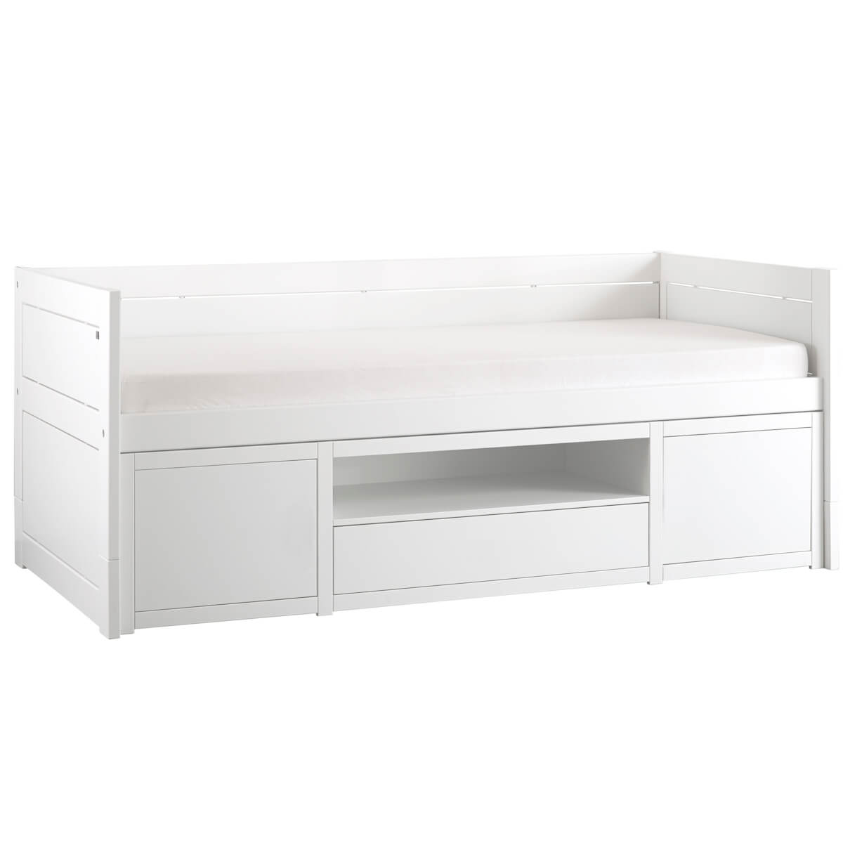 Cama cabina+pequeño mueble Lifetime blanco