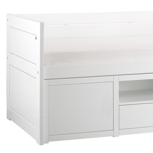 Cama cabina+pequeño mueble Lifetime blanco