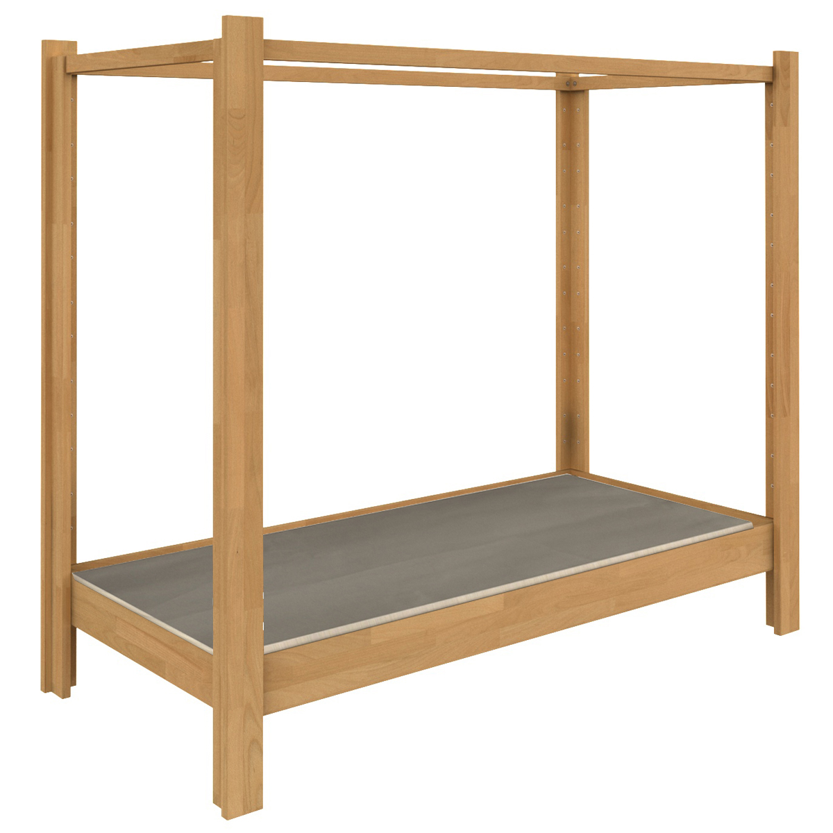 Cama con dosel 90x200cm DESTYLE de Breuyn natural