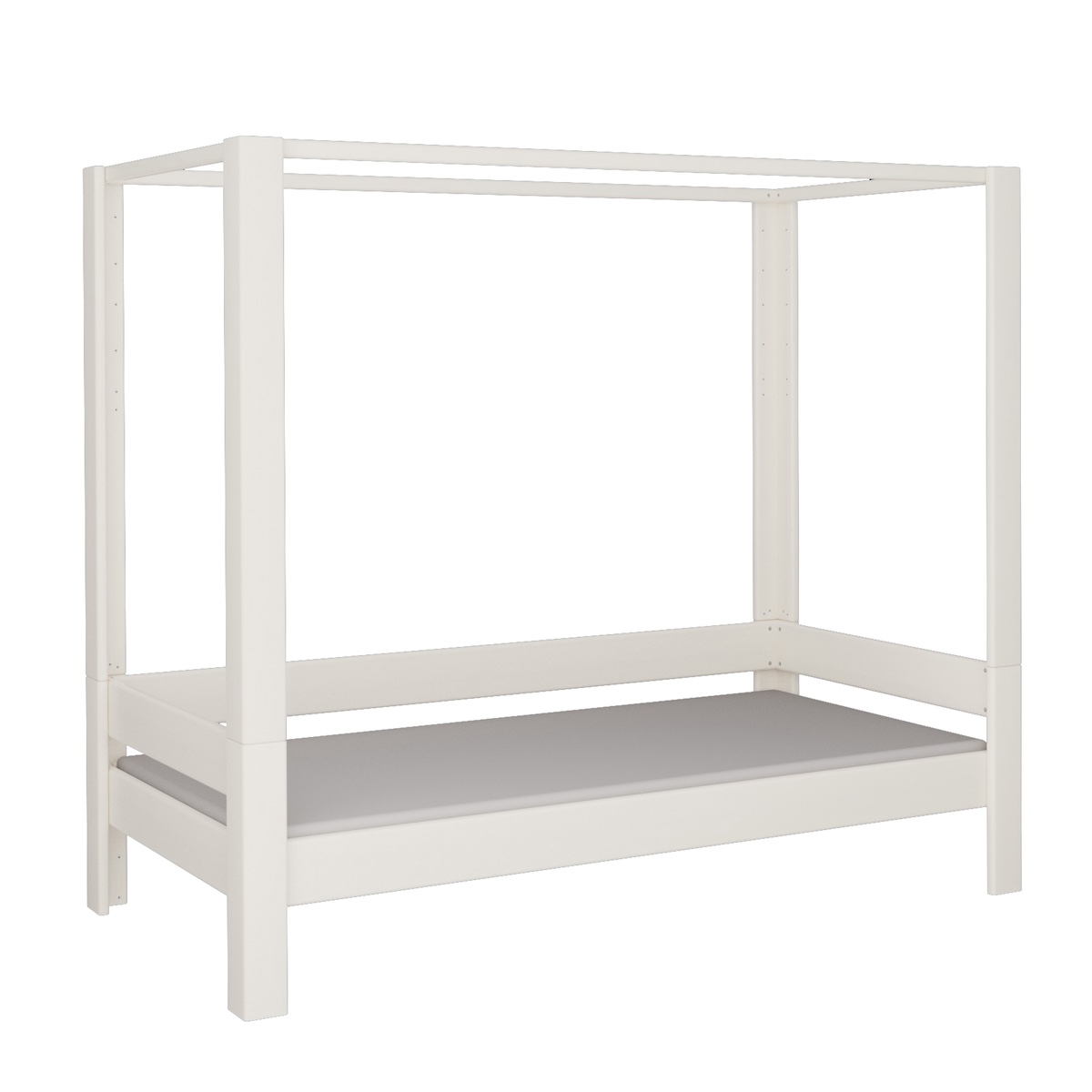 Cama con dosel Trax DELUXE de Breuyn blanqueada