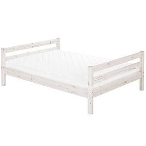 Cama doble somier 140x200 CLASSIC Flexa blanco cal