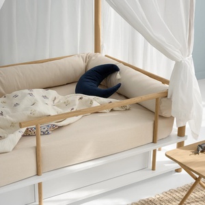 Cama dosel 90x180cm CAMP Oliver Furniture blanco-roble