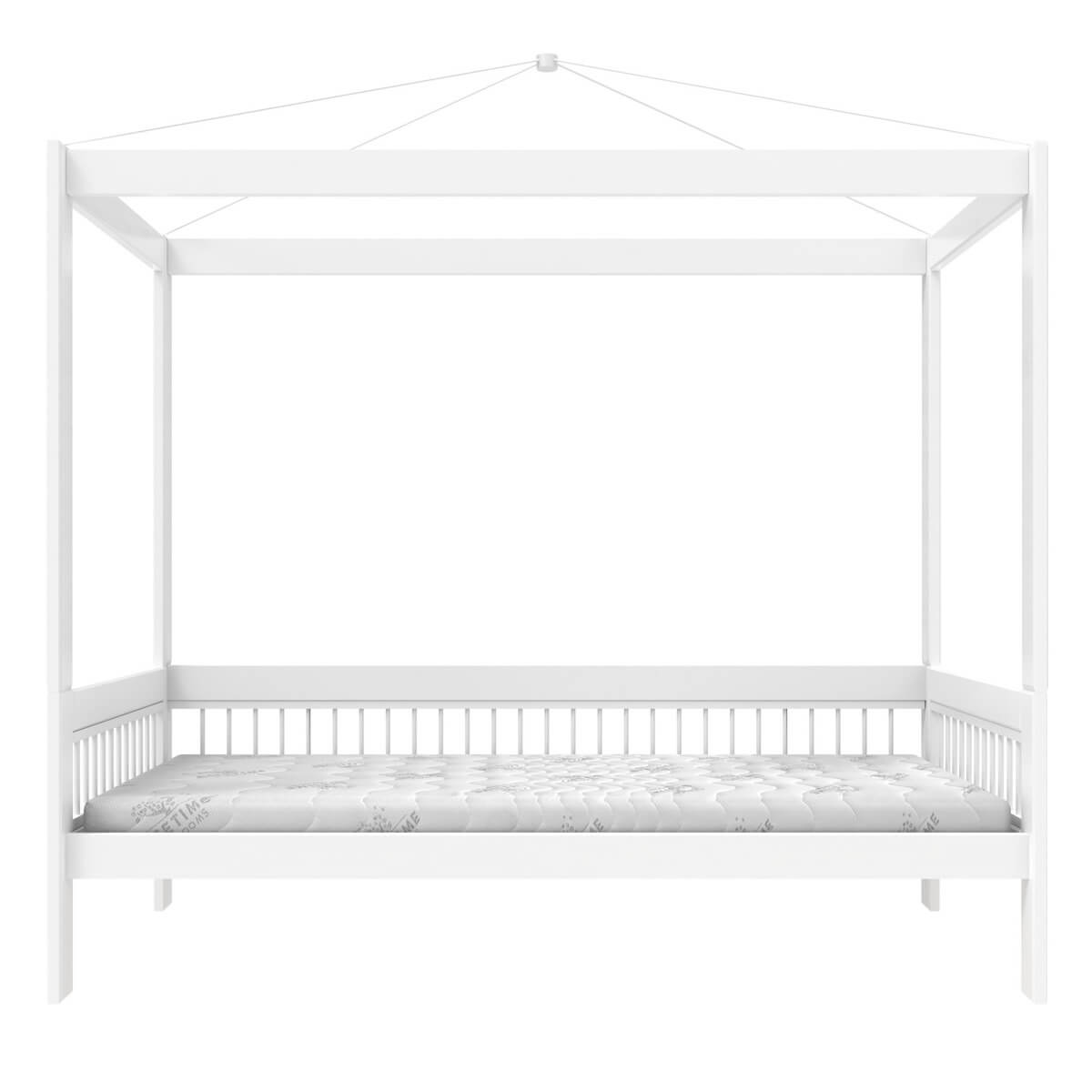 Cama dosel-cúpula 90x200cm BREEZE Lifetime blanco