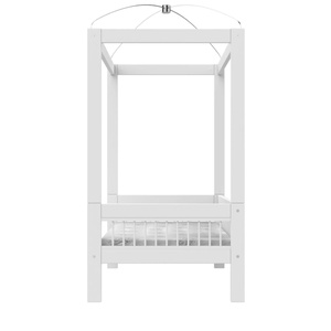 Cama dosel-cúpula 90x200cm BREEZE Somier Deluxe Lifetime blanco