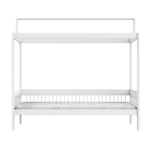 Cama dosel-techo 90x200cm BREEZE Somier Deluxe Lifetime blanco