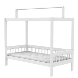 Cama dosel-techo 90x200cm BREEZE Somier Deluxe Lifetime blanco