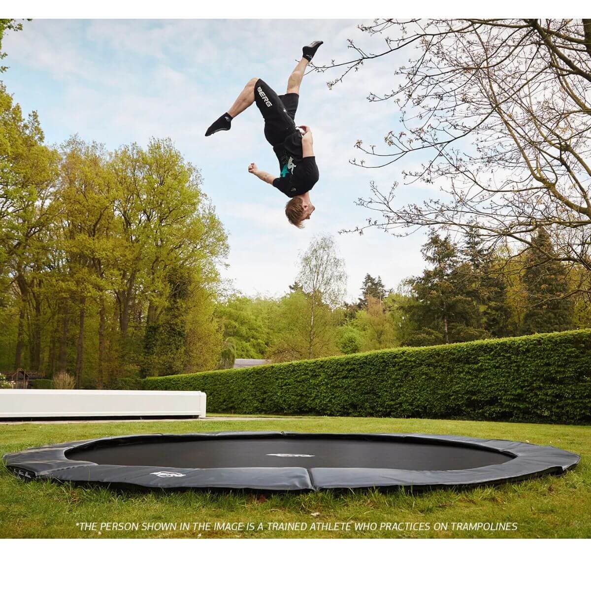 Cama elástica FlatGround 330cm SPORTS CHAMPION Berg gris