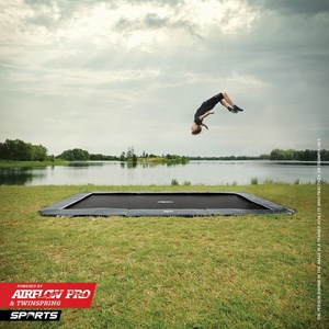 Cama elástica FlatGround 410cm SPORT ULTIM CHAMPION Berg gris