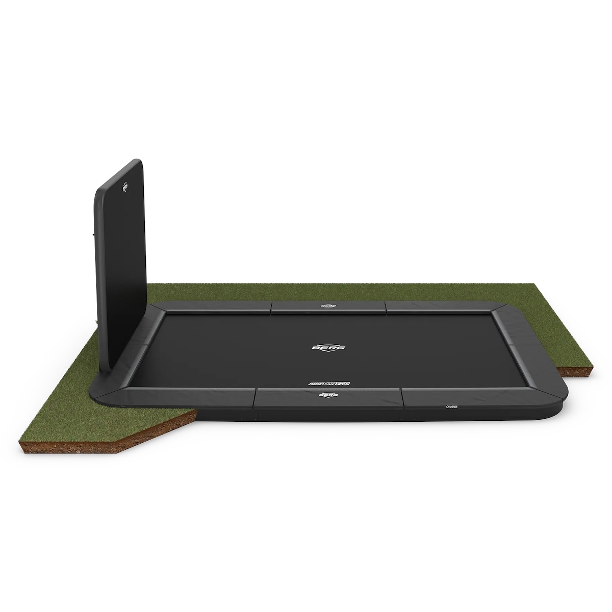 Cama elástica FlatGround 410cm SPORTS ULTIM CHAMPION+AeroWall Berg gris