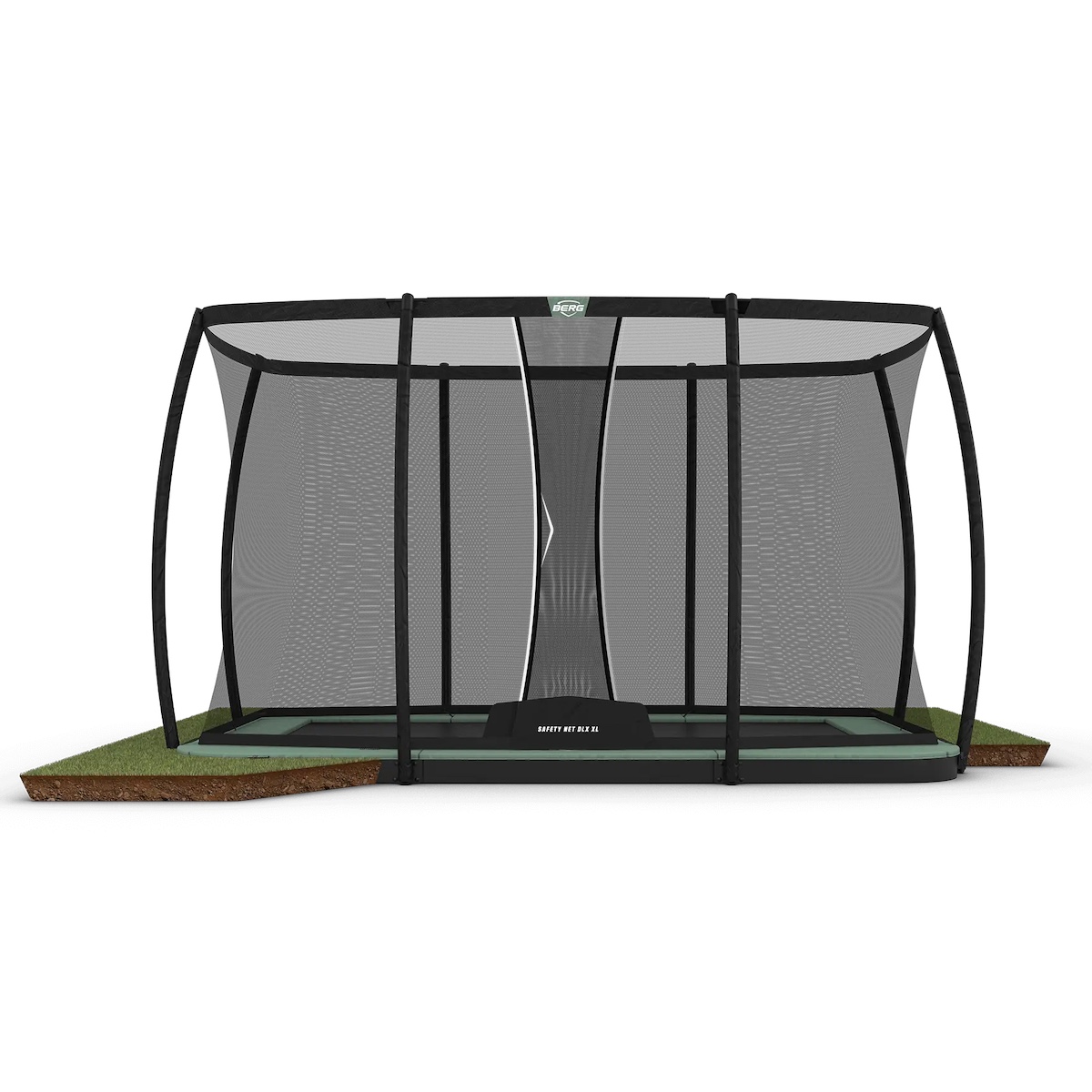 Cama elástica FlatGround 410cm ULTIM CHAMPION ECO+red seguridad Deluxe XL Berg
