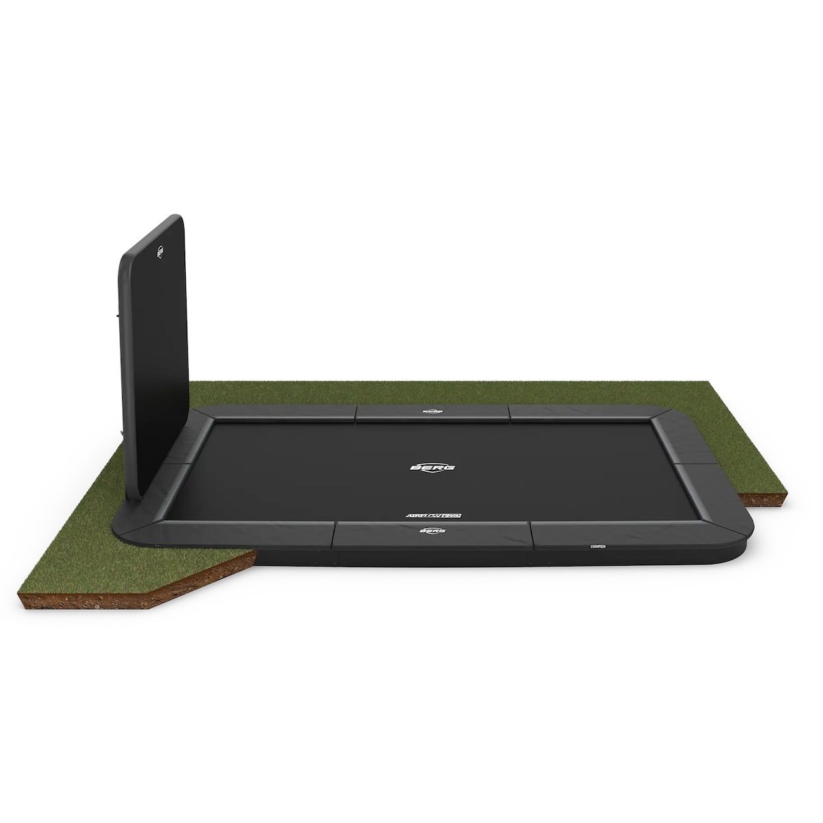 Cama elástica FlatGround 500cm SPORTS ULTIM CHAMPION+AeroWall Berg gris