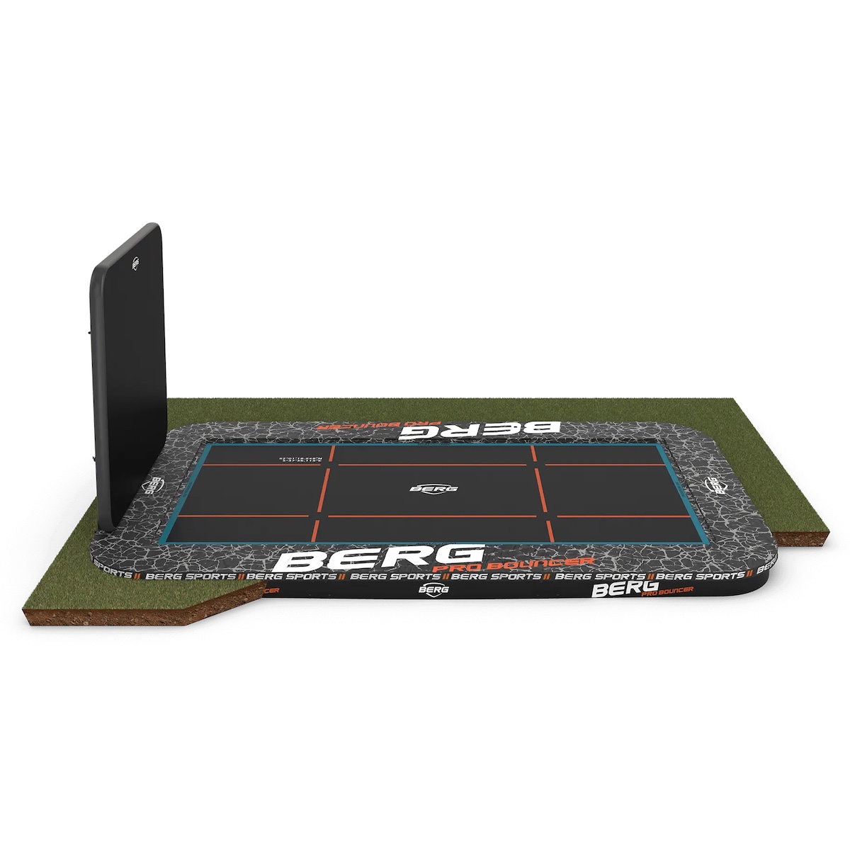Cama elástica FlatGround 500cm SPORTS ULTIM PRO BOUNCER+AeroWall Berg
