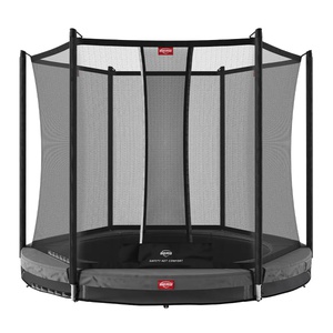 Cama elástica InGround 270cm FAVORIT+red seguridad confort Berg gris