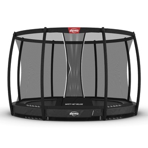 Cama elástica InGround 330cm CHAMPION+red seguridad Deluxe Berg gris