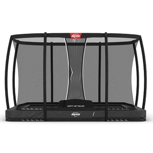 Cama elástica InGround 330cm ULTIM CHAMPION+red seguridad Deluxe Berg gris