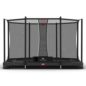 Cama elástica InGround 330cm ULTIM FAVORIT+red seguridad confort Berg gris