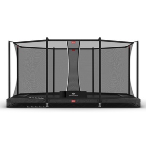 Cama elástica InGround 410cm ULTIM FAVORIT+red seguridad confort Berg gris