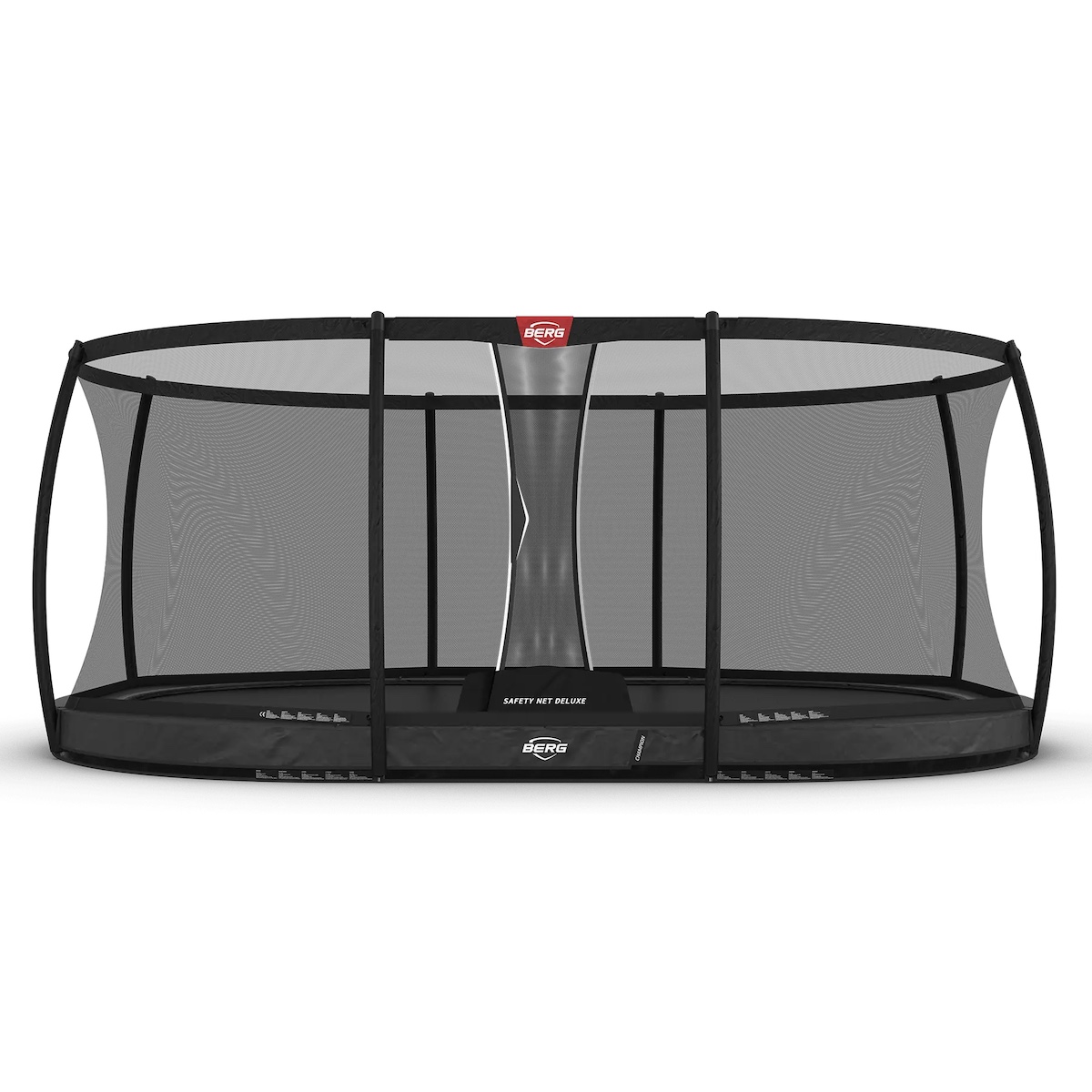 Cama elástica InGround 520cm GRAND CHAMPION+red seguridad Deluxe Berg gris