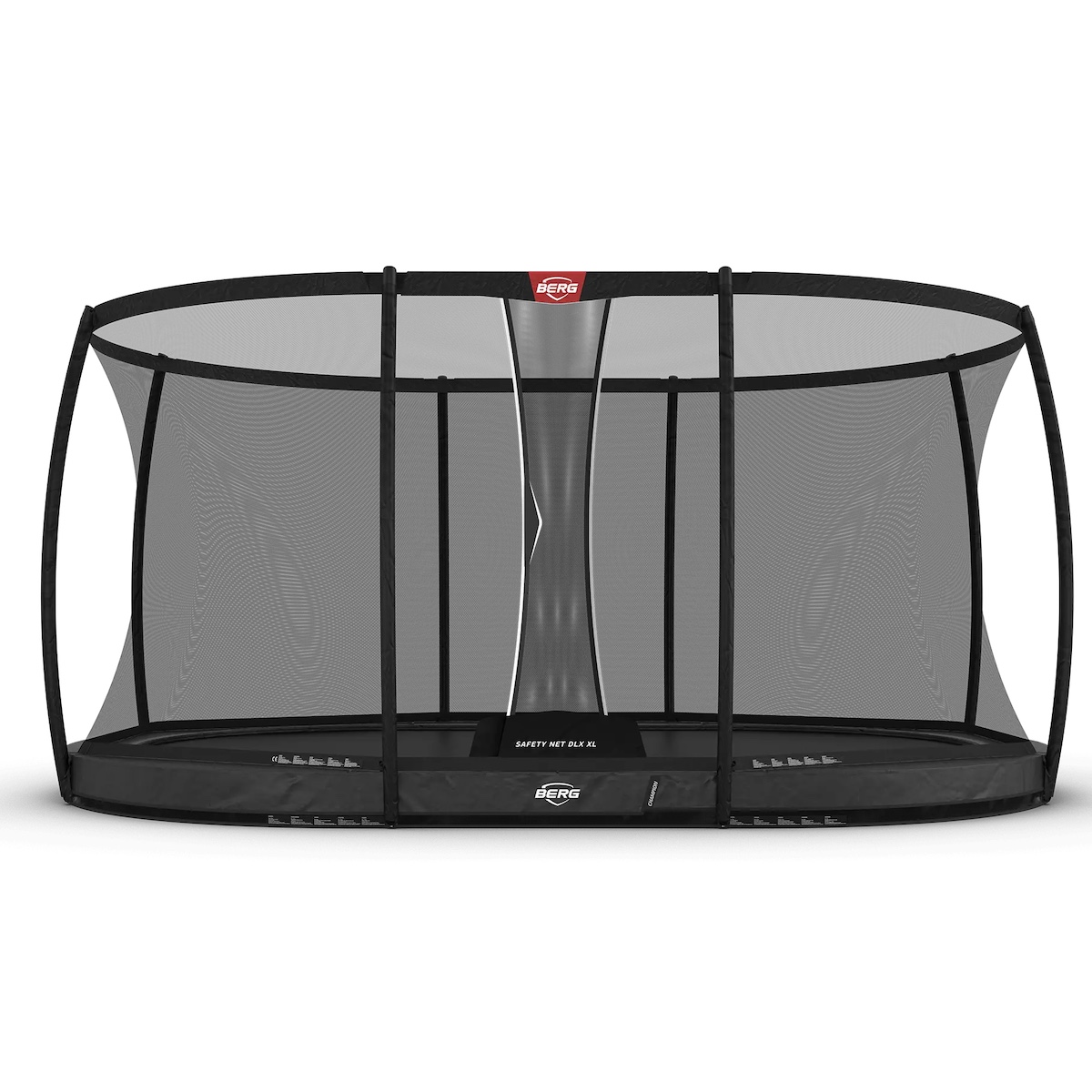 Cama elástica InGround 520cm GRAND CHAMPION+red seguridad Deluxe XL Berg gris